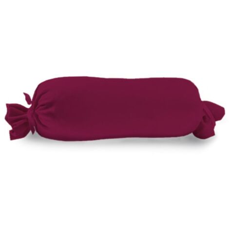 Vario Kissenbezug Jersey für Nackenrolle, bordeaux, 15 x 40 cm Dekokissen