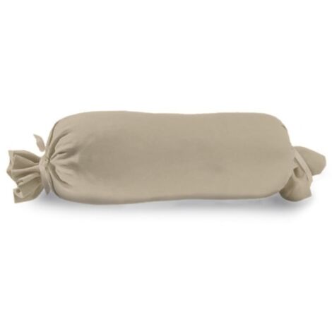 Vario Kissenbezug Jersey für Nackenrolle, kiesel, 15 x 40 cm Dekokissen