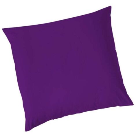 Vario Kissenbezug Jersey pflaume, 80 x 80 cm Dekokissen