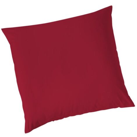 Vario Kissenbezug Jersey rot, 80 x 80 cm Kissenbezug