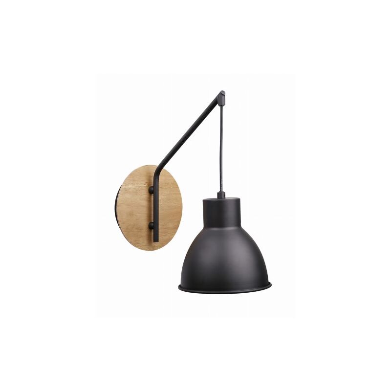 Vario Lampada Lampada da Parete 1x60w E27 Nero