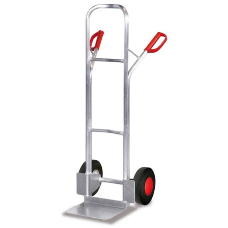 VARIOfit Aluminiumkarre 200kg Tragkraft mit gebogenen Querstreben Vollgummibereifung