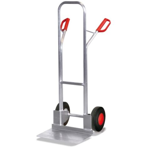 VARIOfit Aluminiumkarre große Schaufel 200kg Tragkraft 1310mm Höhe Vollgummibereifung