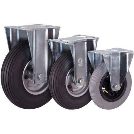 VARIOfit Bockrolle mit Luftreifen 200 x 50 mm schwarz