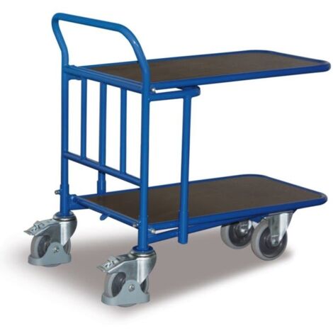 VARIOfit CC-Wagen mit 2 Ladeflächen 1030x700mm aus Siebdruckplatten