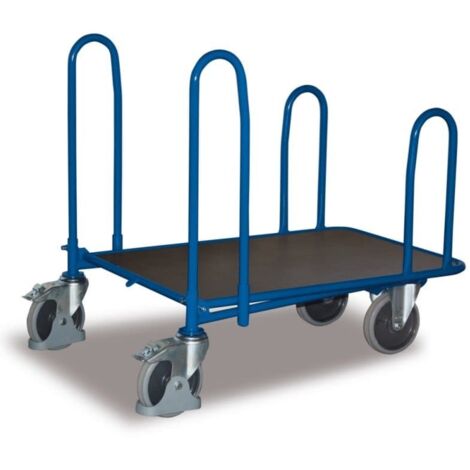 VARIOfit CC-Wagen mit Ladefläche 1030x645mm aus Siebdruckplatte und 4 Seitenbügeln