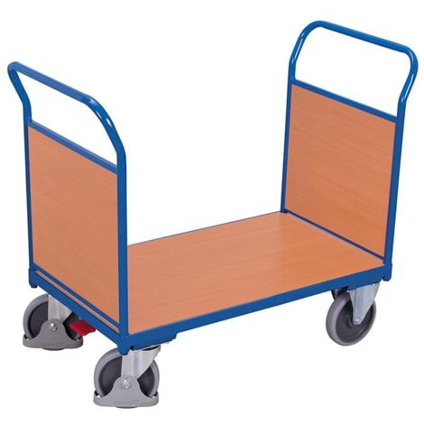 VARIOfit Doppel-Stirnwandwagen mit Holzwänden 1200x800mm