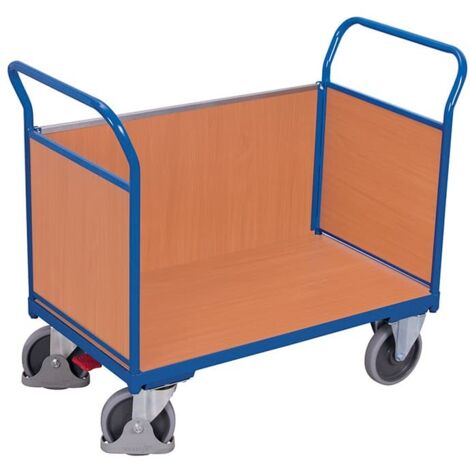 VARIOfit Dreiwandwagen mit Holzwänden 850x475mm