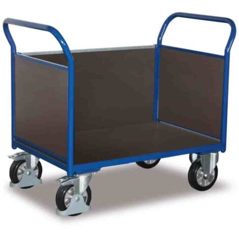 VARIOfit Dreiwandwagen mit Siebdruckplatte 1000kg Tragkraft 1995x765mm