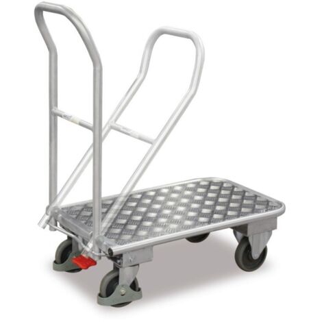 VARIOfit Klappbügelwagen mit Schiebebügel aus Aluminium 900x600mm