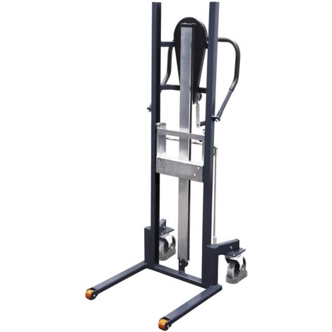 VARIOfit Materialheber Tragkraft 250kg Thermoplastische Gummibereifung Anthrazitgrau RAL 7016
