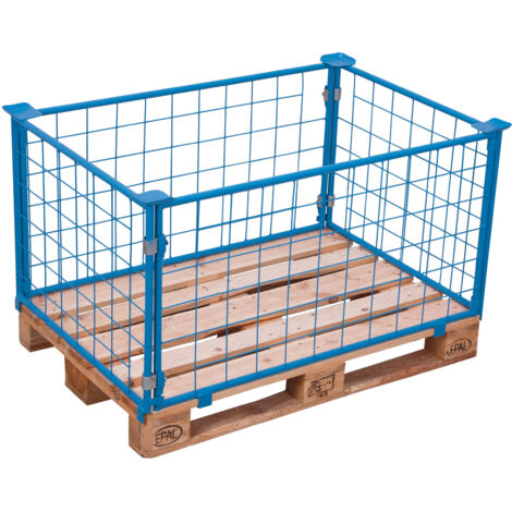 VARIOfit Palettenaufsatz Typ 62 aus Stahl 1500kg Auflast 1200x1000mm Maße, 400mm Nutzhöhe