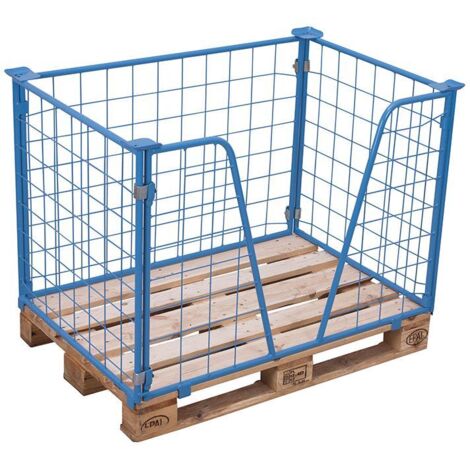 VARIOfit Palettenaufsatz Typ 63 aus Stahl 1200x800mm Maße, 1600mm Höhe