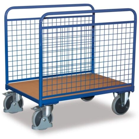 VARIOfit Seitenbügelwagen mit Längswänden aus Drahtgitter 1060x640mm