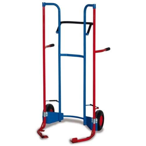VARIOfit Stahl-Reifenkarre 200kg Tragkraft 1600mm Höhe Vollgummibereifung