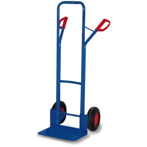 VARIOfit Stahlrohrkarren 250kg Tragkraft Schaufelbreite 480mm Luftbereifung