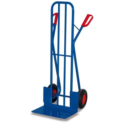 VARIOfit Stahlrohrkarren 250kg Traglast mit großer Schaufel Luftbereifung
