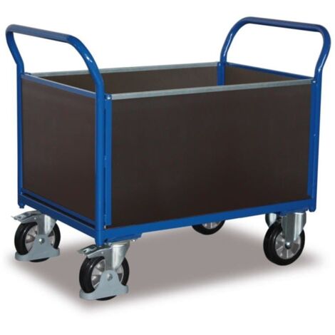 VARIOfit Vierwandwagen mit Siebdruckplatte 1000kg Tragkraft 1195x750mm