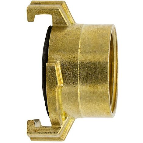 Schnellkupplung Innengewinde 12234, 1/4" IG, Messing blank, System Geka