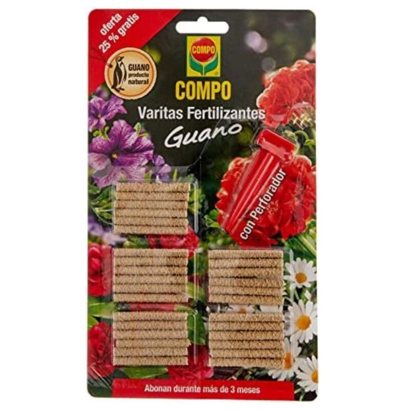 

Varitas fertilizantes guano 26 ud - Compo