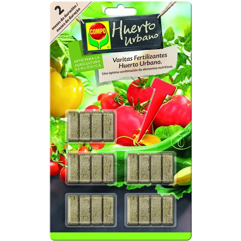 

Varitas fertilizantes huerto y frutales 20 ud - Compo