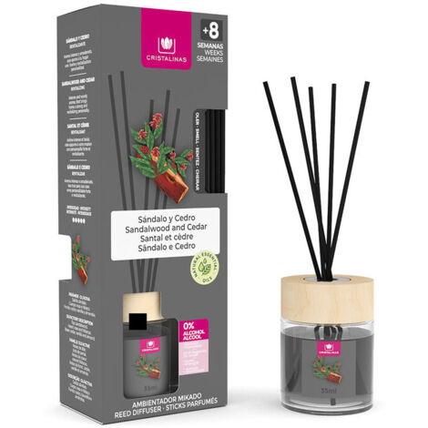 Varitas Perfumadas Cristalinas Sandalo-Cedro 35 ml
