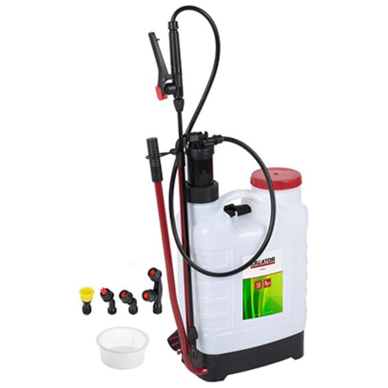Powerplus - Pulvérisateur à dos lance fibre 12lt krtgr6812 kreator