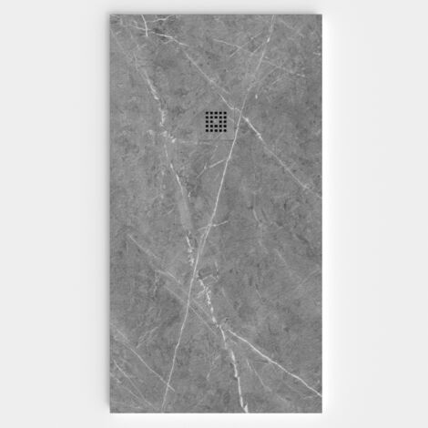 VAROBATH - Receveur de douche 3D 100x100 - Modèle CALATORA effet marbre