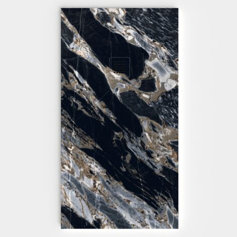 VAROBATH - Receveur de douche 3D 100x100 - Modèle MAEBA effet marbre