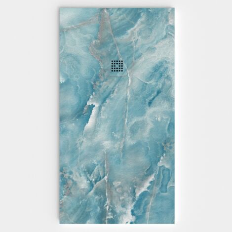 VAROBATH - Receveur de douche 3D 100x100 - Modèle RAFAELLO effet marbre