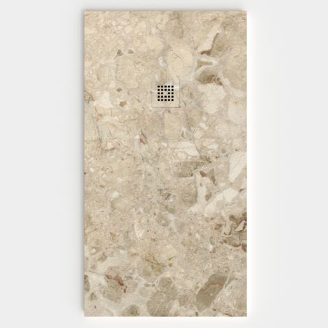 VAROBATH - Receveur de douche 3D 100x180 - Modèle CELLE effet marbre