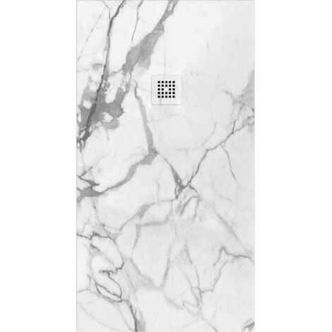 VAROBATH - Receveur de douche 3D 70x140 - Modèle LUXENTRA effet marbre