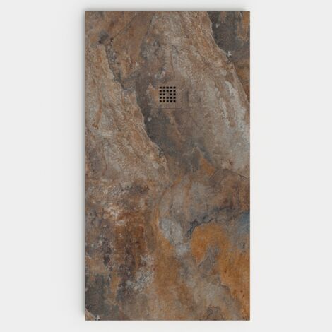 VAROBATH - Receveur de douche 3D 70x140 - Modèle RAZZO effet marbre