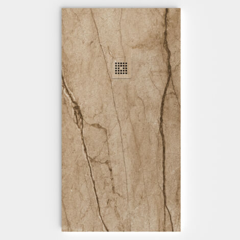 VAROBATH - Receveur de douche 3D 80x120 - Modèle ALTIMIRA effet marbre