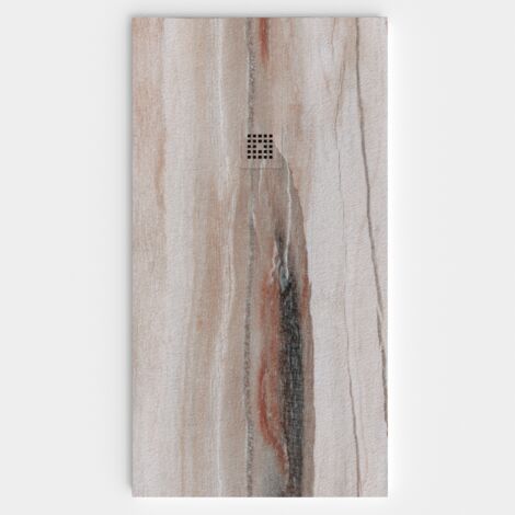 VAROBATH - Receveur de douche 3D 80x120 - Modèle BALTIC effet bois