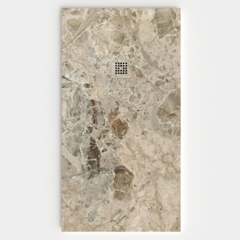 VAROBATH - Receveur de douche 3D 80x120 - Modèle JANTI effet marbre