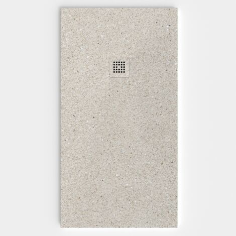 VAROBATH - Receveur de douche 3D 80x120 - Modèle OPTIM effet terrazzo