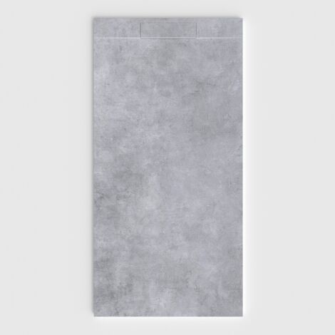 VAROBATH - Receveur de douche 3D Plaster 100x100 - Modèle Cemaro effet ciment