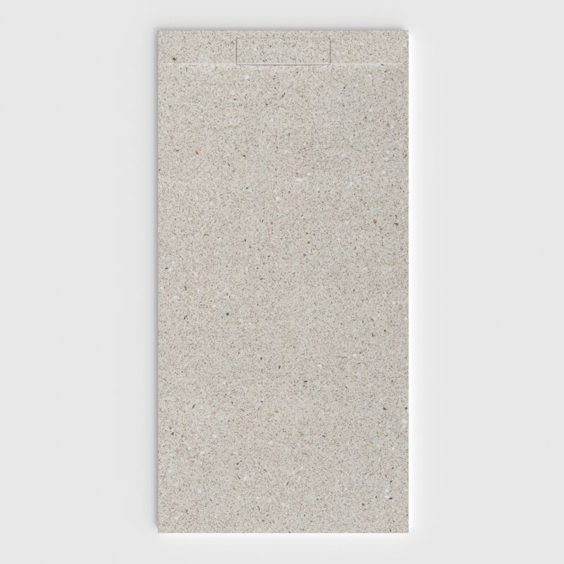 Receveur de douche 3D Plaster 100x140 - Modèle Rawken effet ciment - Varobath