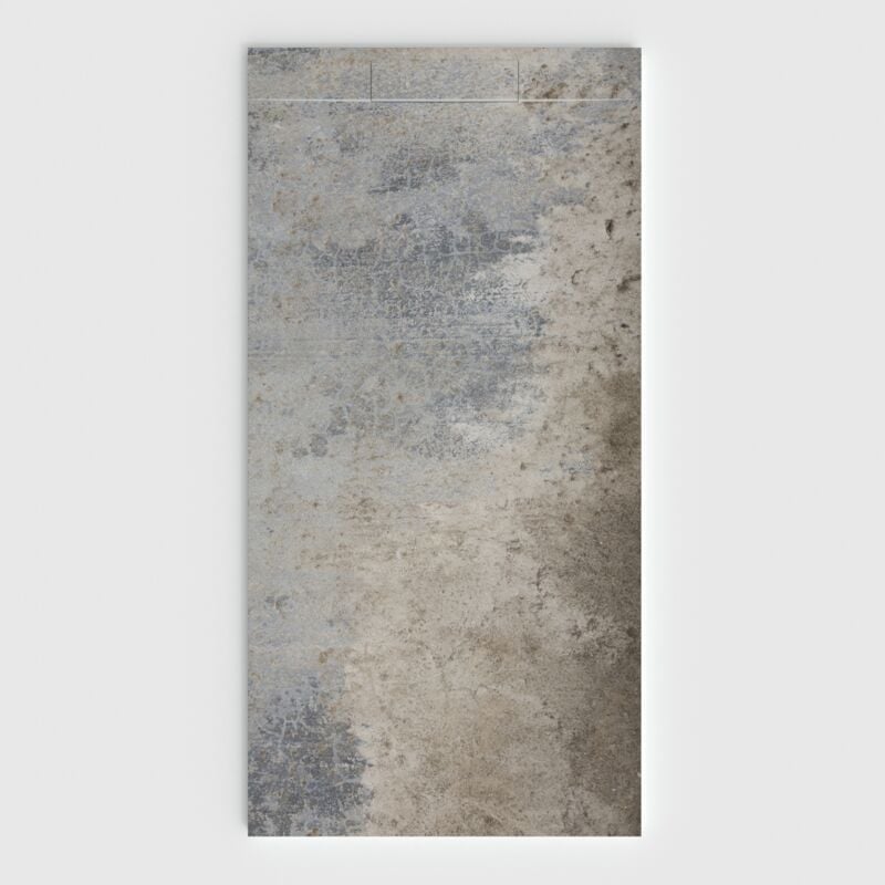 VAROBATH - Receveur de douche 3D Plaster 70x100 - Modèle Cemlux effet ciment