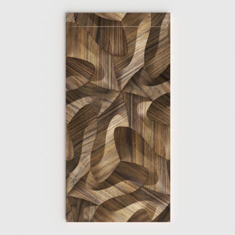 VAROBATH - Receveur de douche 3D Plaster 80x100 - Modèle Amelva effet bois