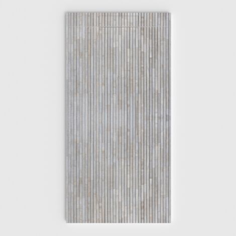 VAROBATH - Receveur de douche 3D Plaster 80x120 - Modèle OLMIRA effet bois
