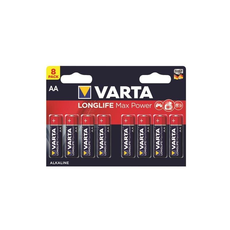 Varta - Llife Max Pwr aa Battery Pk8 - VR68153