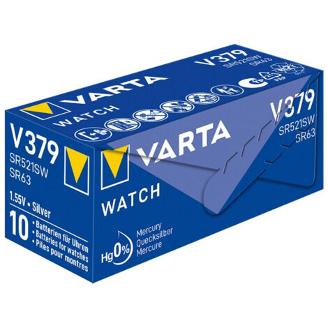 VARTA - 1 pile Oxyde d'argent (Zn/Ag2O) 14 mAh - V379