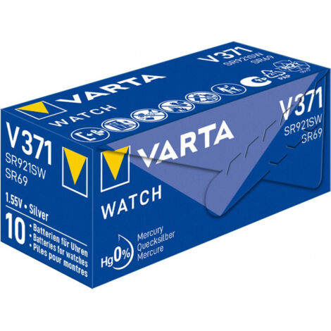 VARTA - 1 pile Oxyde d'argent (Zn/Ag2O) 35 mAh - V371