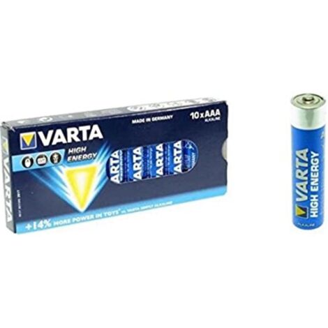 VARTA 10x batterie \High Energy\/AAA