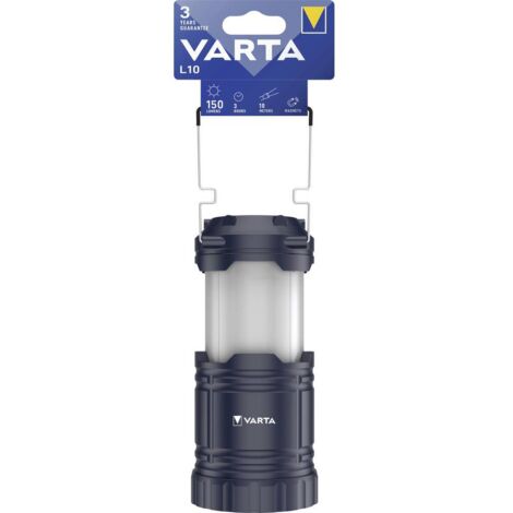 Varta 15673101111 VARTA Lantern L10 3AA ohne Batt. Lanterne de camping 150 lm 272 g noir W287963