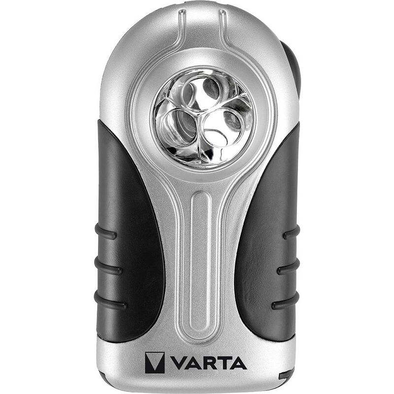 Image of Torcia a led Silver Light Torcia elettrica in abs plastica e gomma tpr, 3AAAA, 16647 m - Varta