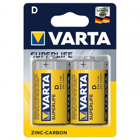Varta 2020 Batteria monouso D Zinco-Carbonio
