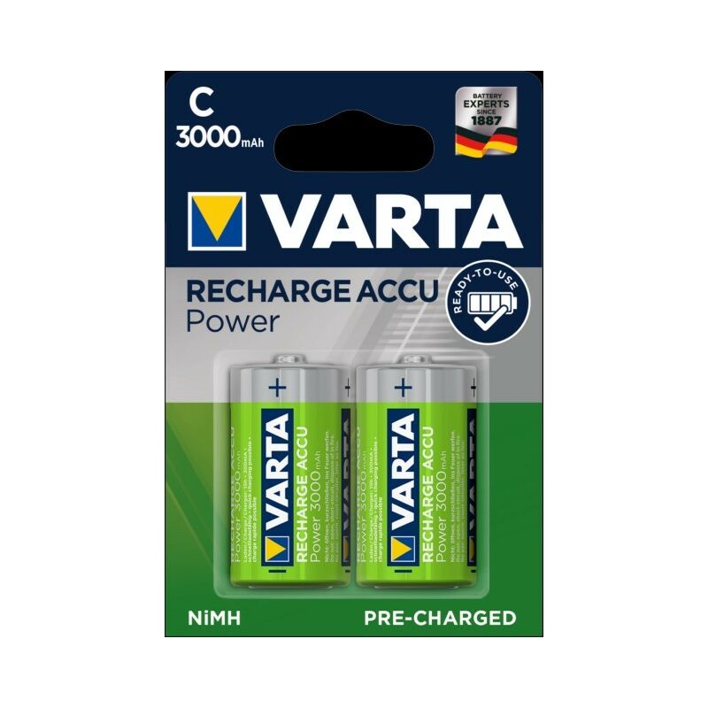 

Blister 2 acusa a Ni-Mh 1.2V 3Ah C Power - Varta